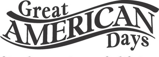 GREAT AMERICAN DAYS logo