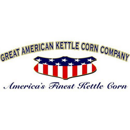 GREAT AMERICAN KETTLE CORN COMPANY AMERICA'S FINEST KETTLE CORN logo