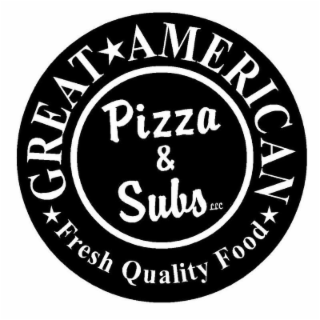 GREAT AMERICAN PIZZA & SUBS LLC FRESH QUALITY FOOD logo