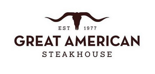 GREAT AMERICAN STEAKHOUSE EST 1977 logo