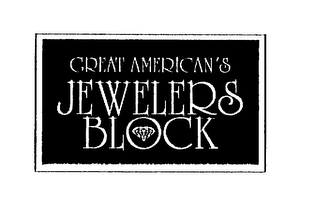 GREAT AMERICAN'S JEWELERS BLOCK logo