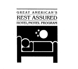 GREAT AMERICAN'S REST ASSURED HOTEL/MOTEL PROGRAM logo