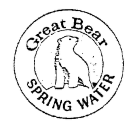 GREAT BEAR SPRING WATER logo