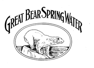 GREAT BEAR SPRING WATER logo