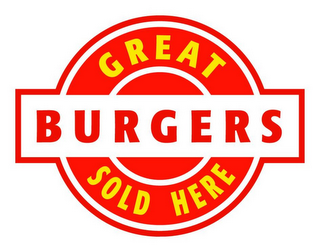 GREAT BURGERS SOLD HERE logo