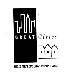 GREAT CITIES UIC'S METROPOLITAN COMMITMENT logo