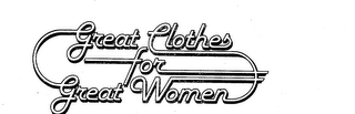 GREAT CLOTHES FOR GREAT WOMEN logo