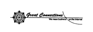 GREAT CONNECTIONS WE MEAN BUSINESS ON THE INTERNET logo