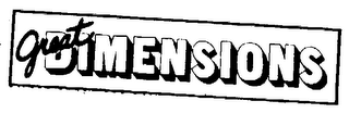 GREAT DIMENSIONS logo