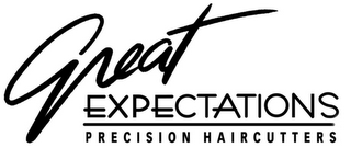 GREAT EXPECTATIONS PRECISION HAIRCUTTERS logo