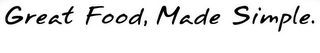 GREAT FOOD, MADE SIMPLE. logo