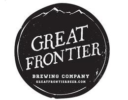 GREAT FRONTIER BREWING COMPANY GREATFRONTIERBEER.COM logo