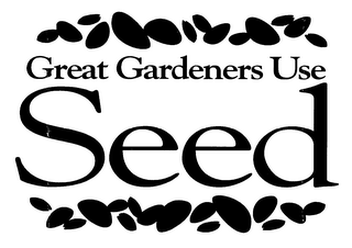 GREAT GARDENERS USE SEED logo