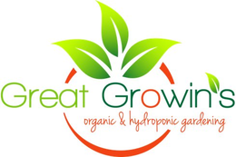 GREAT GROWIN'S ORGANIC & HYDROPONIC GARDENING logo