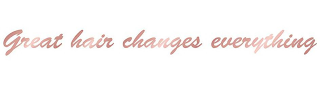 GREAT HAIR CHANGES EVERYTHING logo