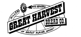 GREAT HARVEST BREAD CO. MILLERS AND BAKERS OF GREAT PLAINS WHEAT logo
