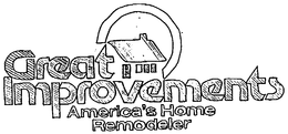 GREAT IMPROVEMENTS AMERICA'S HOME REMODELER logo