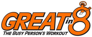 GREAT IN 8 logo