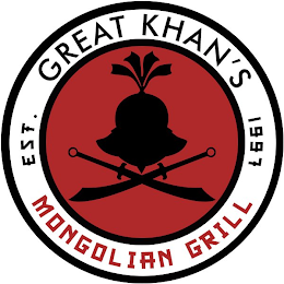 GREAT KHAN'S MONGOLIAN GRILL EST. 1997 logo