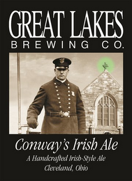GREAT LAKES BREWING CO. CONWAY'S IRISH ALE A HANDCRAFTED IRISH-STYLE ALE CLEVELAND, OHIO logo
