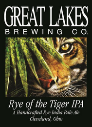GREAT LAKES BREWING CO. RYE OF THE TIGER IPA A HANDCRAFTED RYE INDIA PALE ALE CLEVELAND, OHIO logo