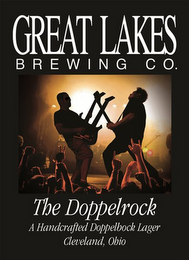 GREAT LAKES BREWING CO. THE DOPPELROCK A HANDCRAFTED DOPPELBOCK LAGER CLEVELAND, OHIO logo