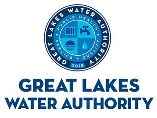 GREAT LAKES WATER AUTHORITY 2015 · SERVICE · PUBLIC HEALTH · QUALITY logo