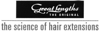 GREAT LENGTHS THE ORIGINAL THE SCIENCE OF HAIR EXTENSIONS logo