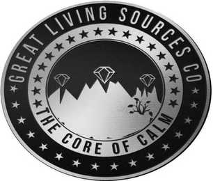 GREAT LIVING SOURCES CO THE CORE OF CALM logo