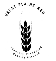GREAT PLAINS RED IDENTITY PRESERVED QUALITY ASSURED logo
