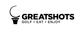 GREAT SHOTS GOLF EAT ENJOY logo