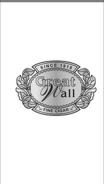 GREAT WALL FINE CIGAR SINCE 1918 logo