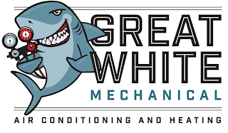 GREAT WHITE MECHANICAL AIR CONDITIONING AND HEATING logo