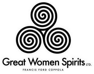 GREAT WOMEN SPIRITS LTD. FRANCIS FORD COPPOLA logo