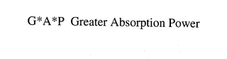GREATER ABSORPTION POWER logo