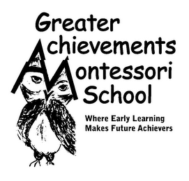 GREATER ACHIEVEMENTS MONTESSORI SCHOOL WHERE EARLY LEARNING MAKES FUTURE ACHIEVERS logo