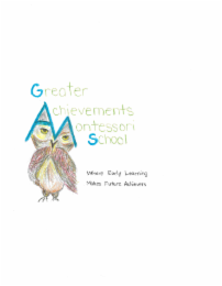 GREATER ACHIEVEMENTS MONTESSORI SCHOOL WHERE EARLY LEARNING MAKES FUTURE ACHIEVERS logo