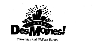 GREATER DES MOINES! CONVENTION AND VISITORS BUREAU logo