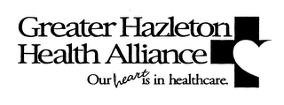 GREATER HAZLETON HEALTH ALLIANCE - OUR HEART IS IN HEALTHCARE. logo