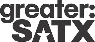 GREATER: SATX logo
