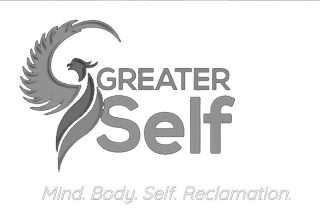 GREATER SELF MIND. BODY. SELF. RECLAMATION. logo