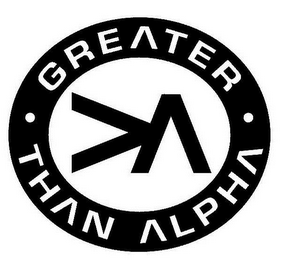 · GREATER · THAN ALPHA logo