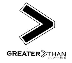 GREATER>THAN CLOTHING logo