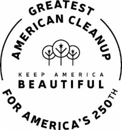 GREATEST AMERICAN CLEANUP KEEP AMERICA BEAUTIFUL FOR AMERICA'S 250TH logo