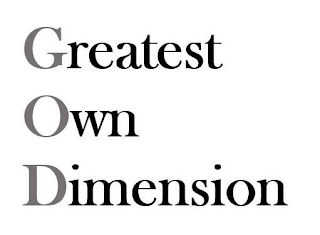 GREATEST OWN DIMENSION logo