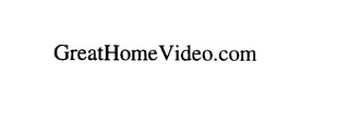 GREATHOMEVIDEO.COM logo
