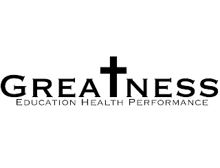 GREATNESS EDUCATION HEALTH PERFORMANCE logo
