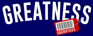 GREATNESS SACRIFICES logo