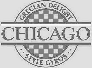GRECIAN DELIGHT CHICAGO STYLE GYROS logo