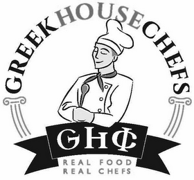 GREEK HOUSE CHEFS GHC REAL FOOD REAL CHEFS logo